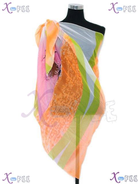 estj00005 New Cover-up Wrap Skirt Shawl Hawaii Beach Sarong Multi-color 70*37 Woman Scarf 1