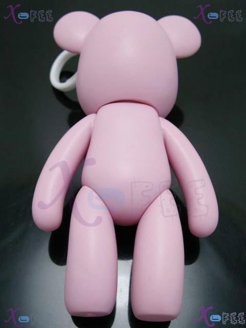 gj00027 Pink Cute Charm Lucky Collection Car Ornament Figurine Silica Gel Bear Pendant 2