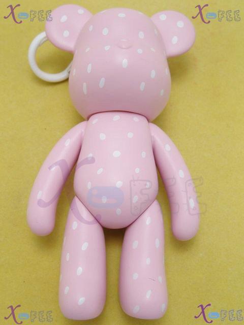 gj00027 Pink Cute Charm Lucky Collection Car Ornament Figurine Silica Gel Bear Pendant 3