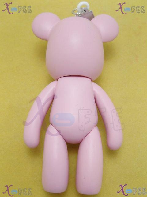gj00027 Pink Cute Charm Lucky Collection Car Ornament Figurine Silica Gel Bear Pendant 4