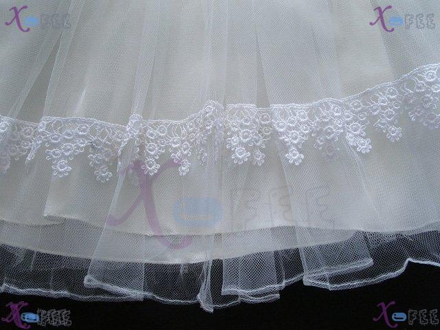 hstd00003 Girl's Pageant Party Flower Custom-Made Wedding Dress 3