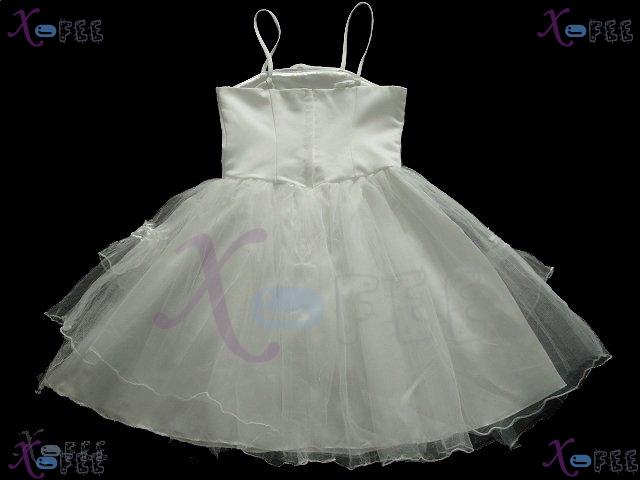 hstd00005 Custom Made Girl's Wedding Pageant Party Flower Dress 3