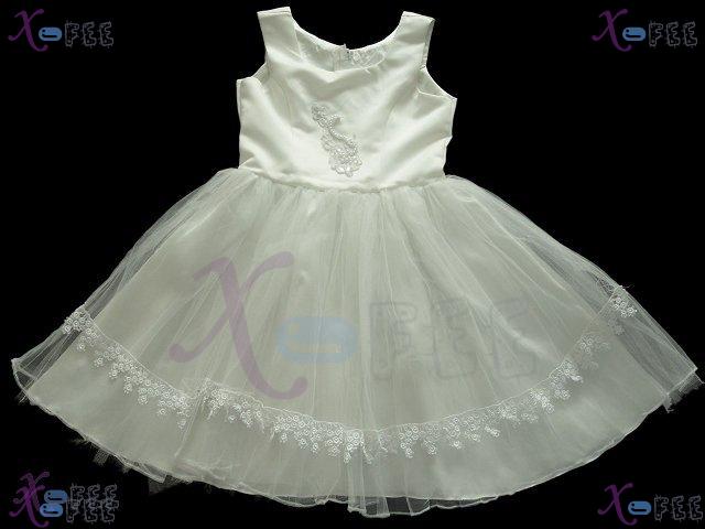 hstd00008 Wedding Pageant Party Flower Girl Custom-Made Dress 1