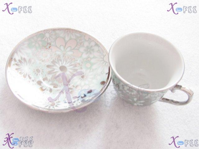 kfbd00002 6 Sets China Hand-Painted Flower Tea Coffee Cup Saucers 3