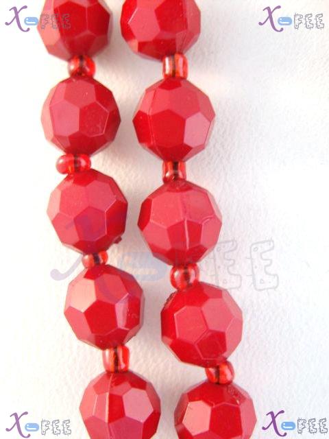 myxl00009 Crimson Fashion Jewelry 64inch Sweater Chain Acrylic Chinese Glittering Necklace 2
