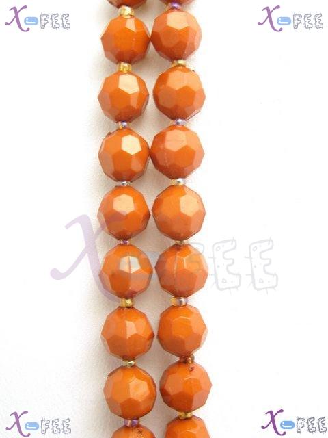 myxl00014 64inch Chocolate Fashion Jewelry Multi-Use Sweater Chain Acrylic Necklace Twist 3