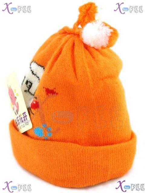 mzst00221 Orange Mouse Children Accessory Collection Beanie Winter Warm Wool Cap Hat 2