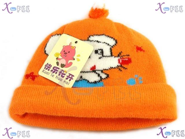 mzst00221 Orange Mouse Children Accessory Collection Beanie Winter Warm Wool Cap Hat 3