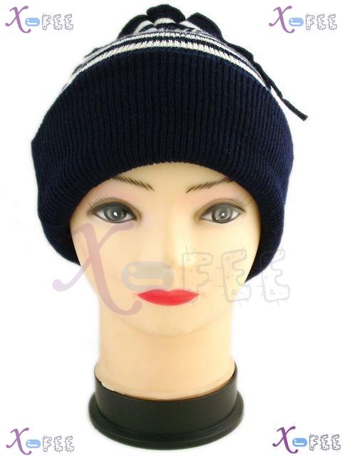 mzst00249 New Midnight Man Accessory Collection Blue Beanie Knit Crochet Winter Cap Hat 2
