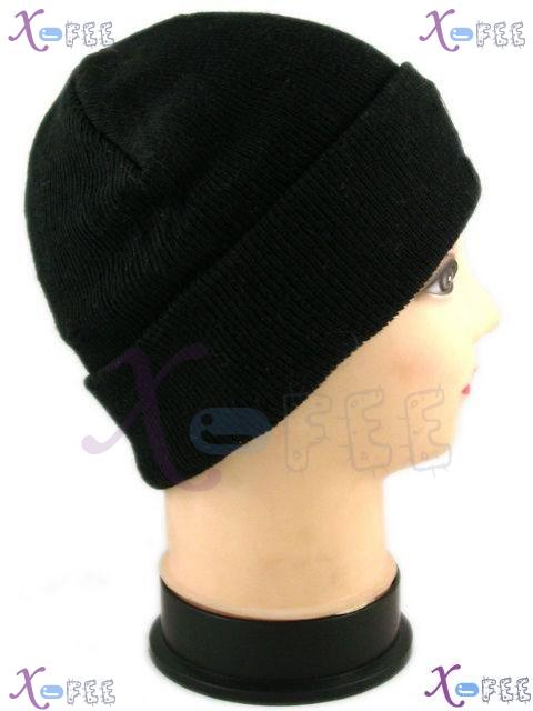 mzst00280 Fancy Black Man Accessory Collection Warm Beanie Knit Crochet Winter Hat Cap 3