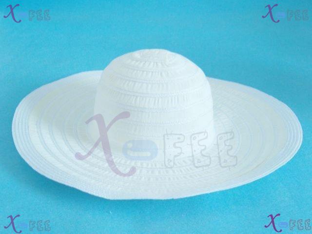 mzst00334 Hot Woman Accessory Decoration Cheese Stripe Wide Brim Straw lady Cap Travel Hat 2