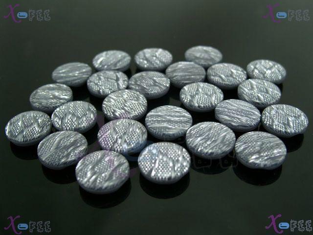 nkpf01002 Wholesale Crafts Sewing Fabric Textile Trend 24pcs Silver 20L Good Resin Buttons 3