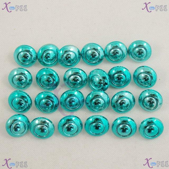 nkpf01015 Wholesale Crafs Sewing Fabric Textile Fashion 24pcs Blue 18L Resin Shirt Buttons 3