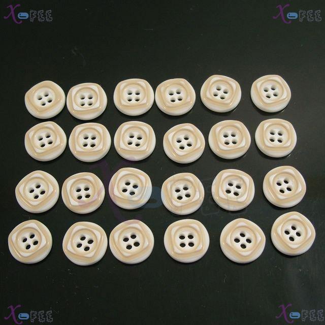 nkpf01042 Wholesale 30 pcs Crafts Sewing Fabric Textile Coffee Combine 20L Resin Buttons 3