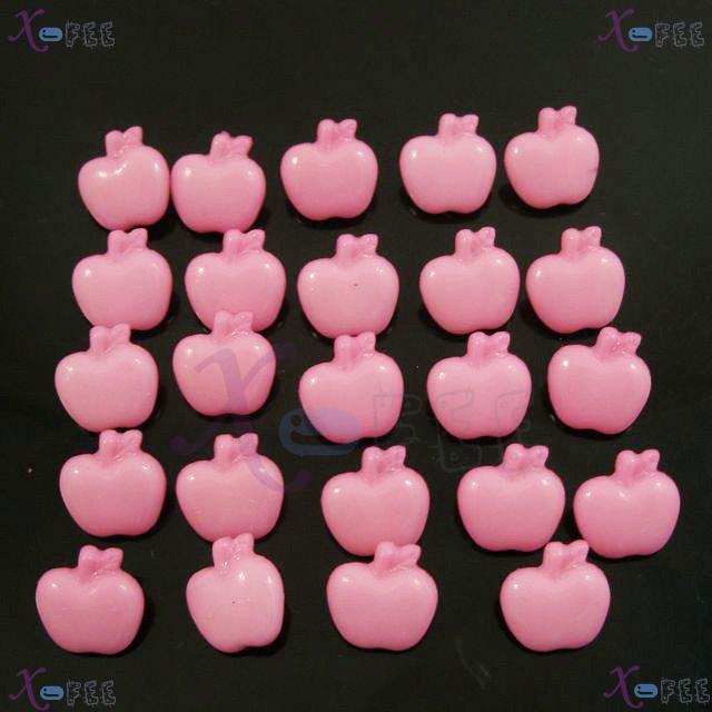 nkpf01114 Wholesale Crafts Sewing Fabric Textile 24pcs Pink Costume Child Plastic Button 3