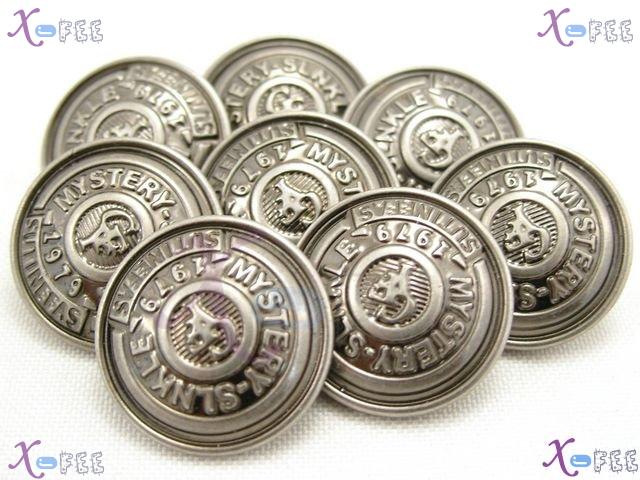nkpf01182 32L Wholesale Collectibles Sewing Fabric Trend Lots 8pcs Costume Metal Buttons 2