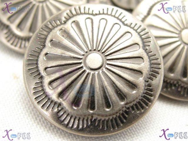 nkpf01195 36L Wholesale Lots Collectibles Sewing Fabric 6pcs Flower Costume Metal Buttons 1