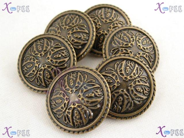 nkpf01200 New Design Sewing Fabric Wholesale Lots 6pcs Butterfly 40L Costume Metal Buttons 3