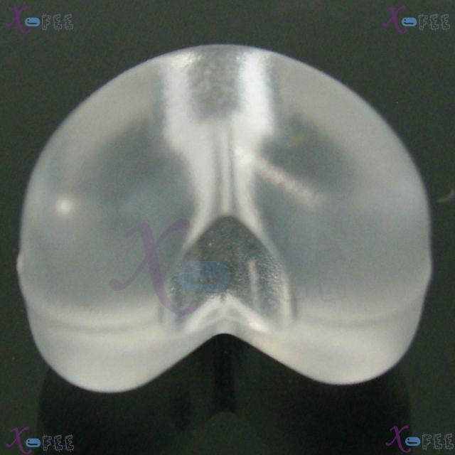 nkpf01245 NEW Transparent Wholesale Lots 30PCs Resin Heart Loose Beads High-quality Spacer 3