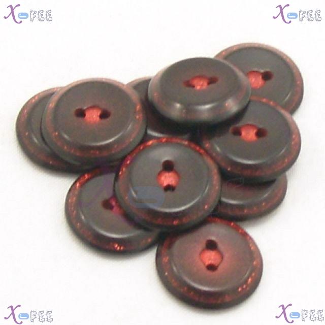 nkpf01248 12pcs 36L Crafts Resin Sewing Fabric Textile Rose Silver China Costume Buttons 3