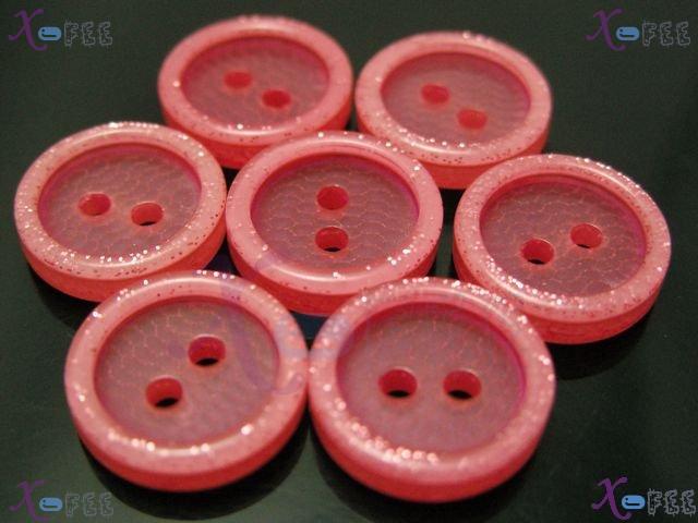 nkpf01284 Wholesale Lots 20L 50pcs Sewing & Fabric Red Transparent Silver Costume Buttons 2