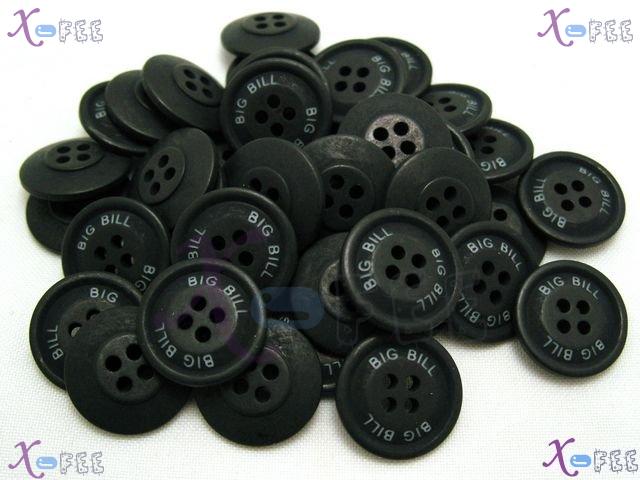 nkpf01290 Wholesale Lots Crafts Sewing Fabric Fashion 32L 25pcs LETTERS 4 HOLES Buttons 1