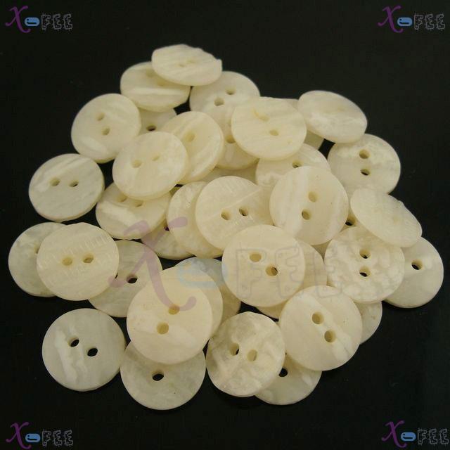 nkpf01315 Wholesale Lots White Crafts Sewign Fabric Textile Trend 36pcs 24L Resin Buttons 3