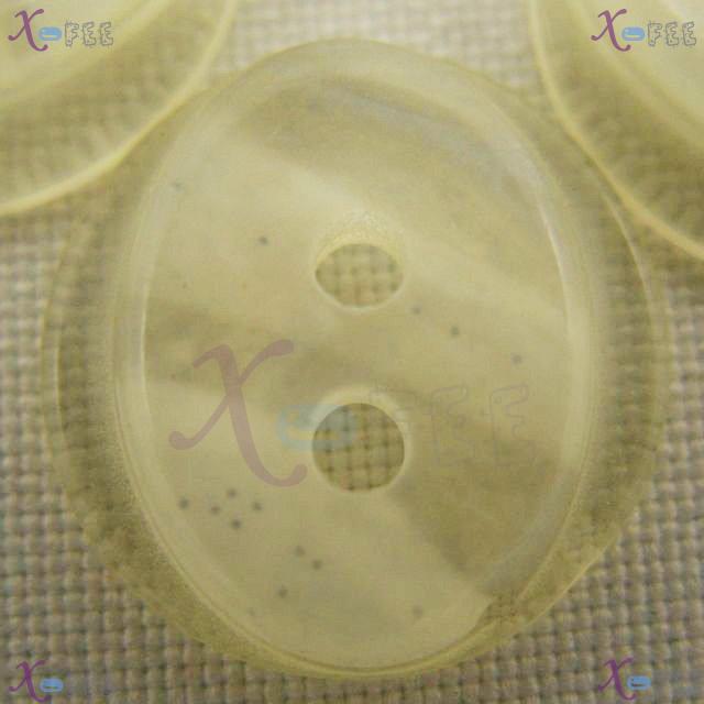 nkpf01318 Wholesale 30pcs Crafts Sewing Fabric Notions Costume Transparent Resin Buttons 2