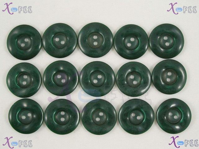 nkpf01326 New Red Sewing Crafts 34L Wholesale Lots 15pcs Costume Two Holes Resin Buttons 3