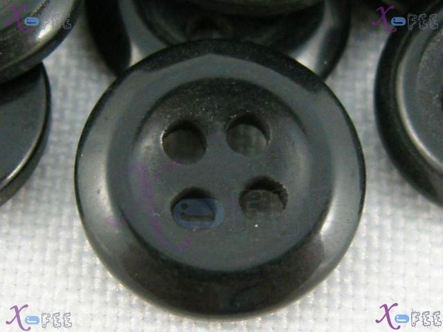 nkpf01343 Crafts Wholesale Lots 50pcs Sewing & Fabric Costume Resin 15L Black Suit Buttons 1