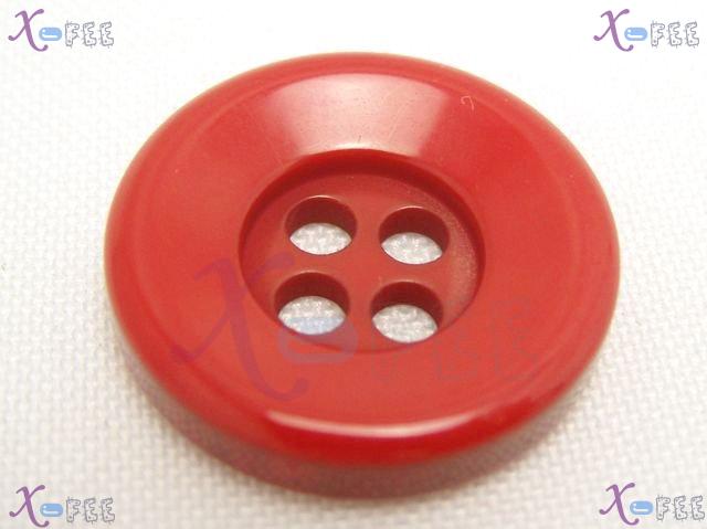 nkpf01352 NEW Wholesale Lots 5pcs Collectibles Craft Sewing 36L Red Plastic Resin Buttons 1