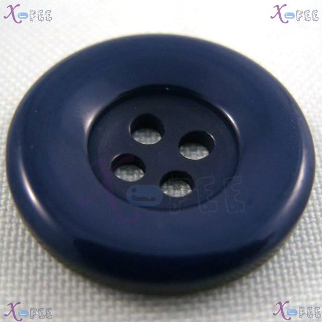 nkpf01357 NEW Wholesale Lot 5pcs Collectibles Craft Sewing 36L Navy Blue 4 Holes Buttons 1