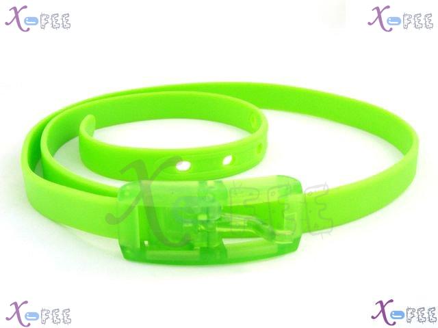 pd00016 Recyclable Green Chinese Unisex Rubber Waist Clip Belt 1