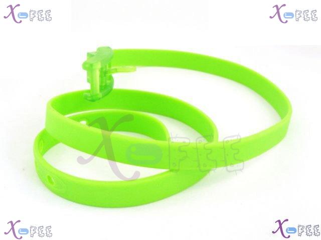 pd00016 Recyclable Green Chinese Unisex Rubber Waist Clip Belt 2