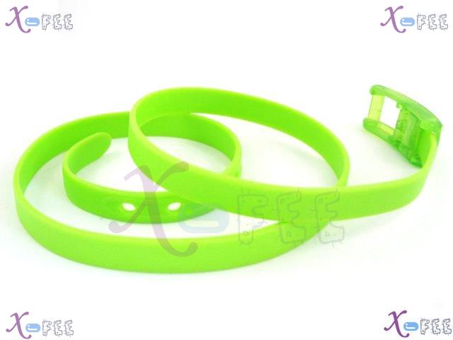 pd00016 Recyclable Green Chinese Unisex Rubber Waist Clip Belt 4