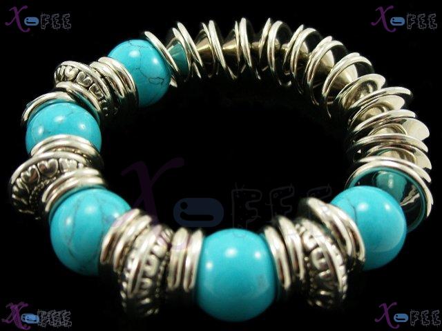 sl00409 New Fashion Regional Jewelry Turquoise Tibetan Silver Amulet Minority Bracelet 1
