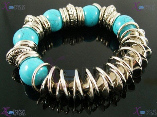 sl00409 New Fashion Regional Jewelry Turquoise Tibetan Silver Amulet Minority Bracelet 2