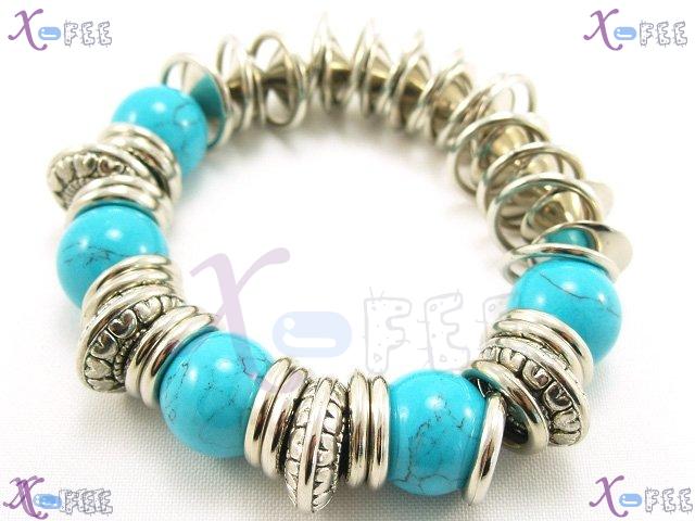 sl00409 New Fashion Regional Jewelry Turquoise Tibetan Silver Amulet Minority Bracelet 4