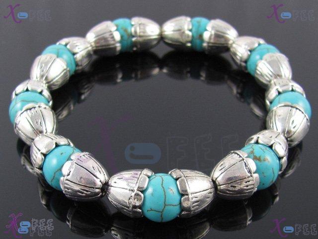 sl00594 Collection Fashion Jewelry Turquoise Alloy Tibet Silver China Minority Bracelet 1