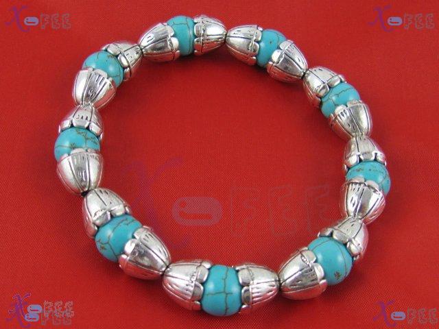 sl00594 Collection Fashion Jewelry Turquoise Alloy Tibet Silver China Minority Bracelet 2