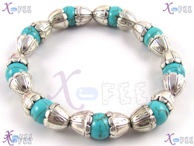 sl00594 Collection Fashion Jewelry Turquoise Alloy Tibet Silver China Minority Bracelet 3