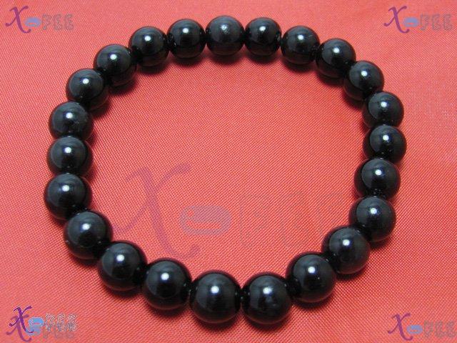 sl00615 Fashion Jewelry Genuine Obsidian Prayer Beads Unisex Elastic Handmade Bracelet 3