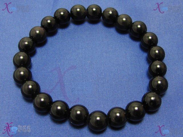 sl00615 Fashion Jewelry Genuine Obsidian Prayer Beads Unisex Elastic Handmade Bracelet 4