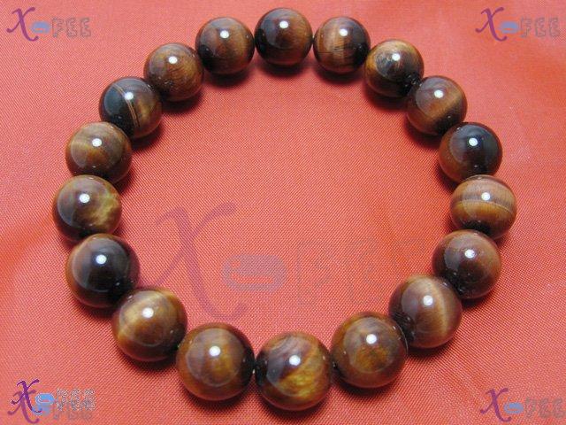 sl00618 NEW Fashion Genuine Tiger Eye Prayer Beads Handmade Unisex Elastic Bracelet 4