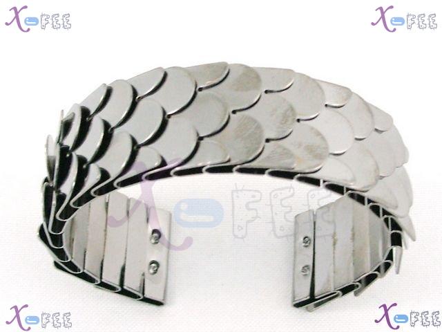 sz00282 Ringent Prom Fashion Jewelry Ornament Glittering Fish Scale Bangle Bracelet 4