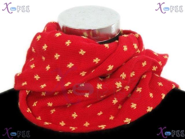 wjpj00458 New Mode Woman Clothing Accessory Girl Soft Child Red Winter Shawl Wrap Scarf 3