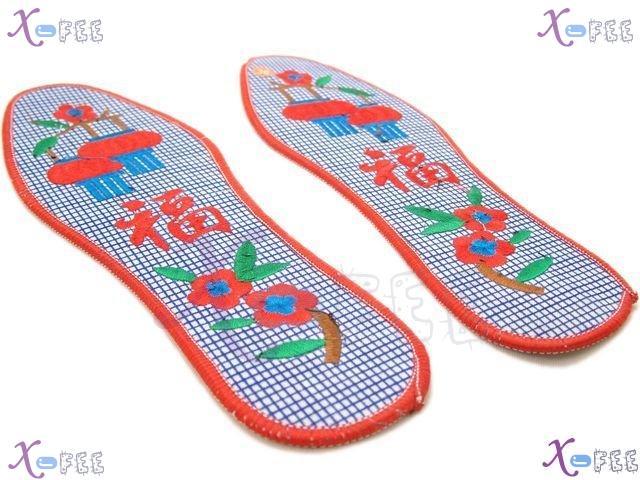 xhxd00006 Breathable Deodorant Blessing Cotton Embroidered Insole 4