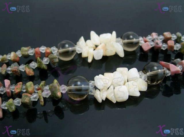 xl00451 New Prom Fashion Jewelry Collection Ethnic Jasper Glaze Marble Long Necklace 3