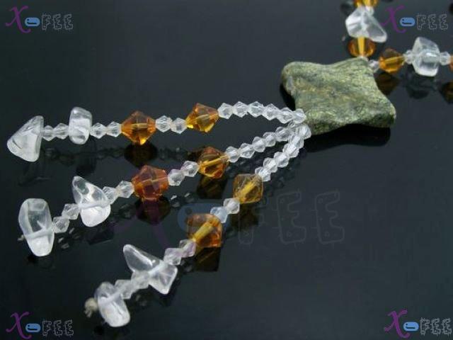 xl00495 Mode Prom Ornament Fashion Jewelry Collection Faux Agate Crystal Glaze Necklace 2