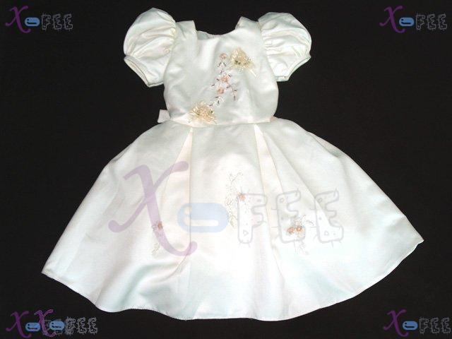 hstd00001 Girl's Wedding Pageant Party Flower Custom-made Dress 1